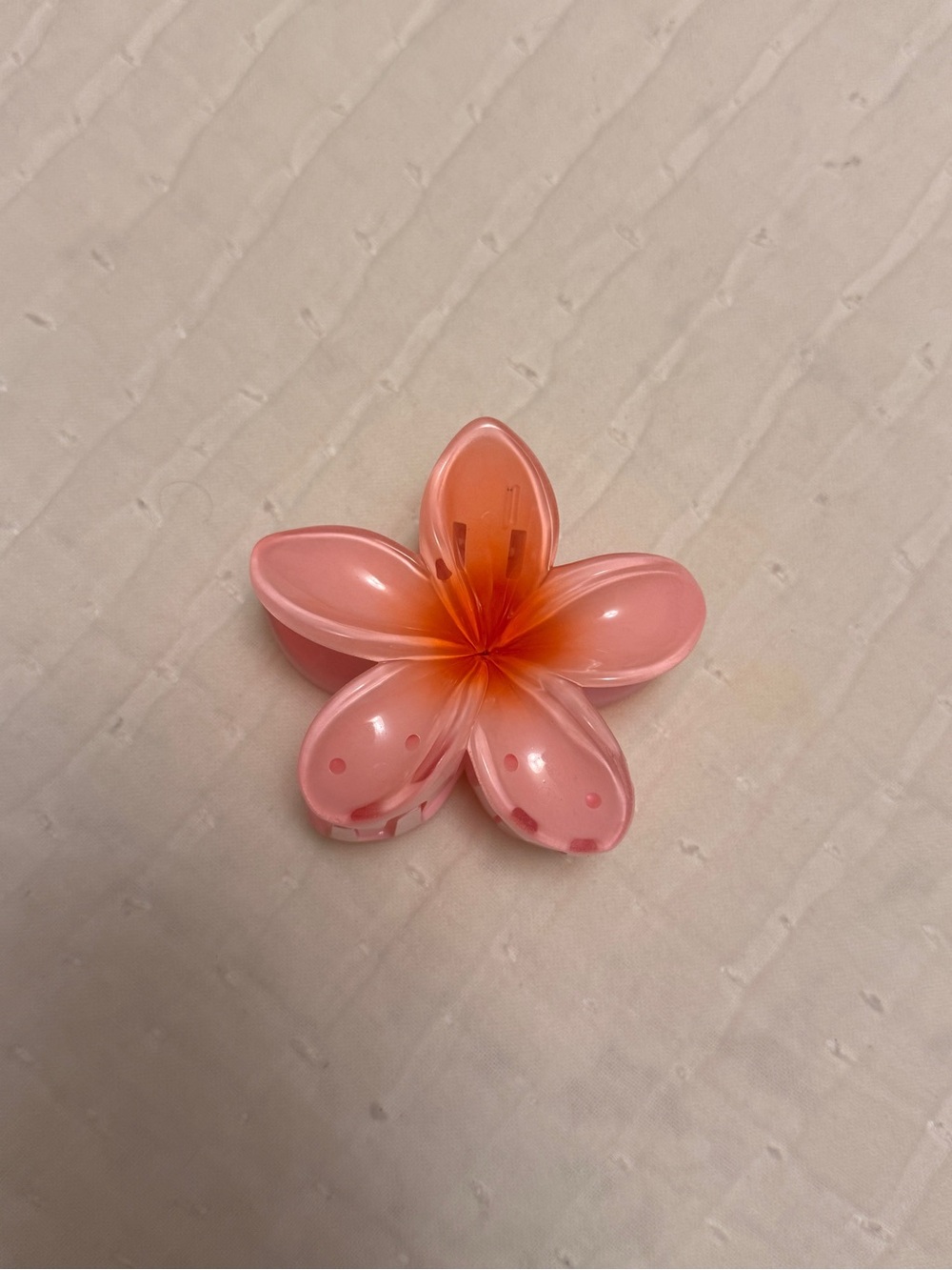 Emi jay Pink Orange Gradient Flower Hair Clip